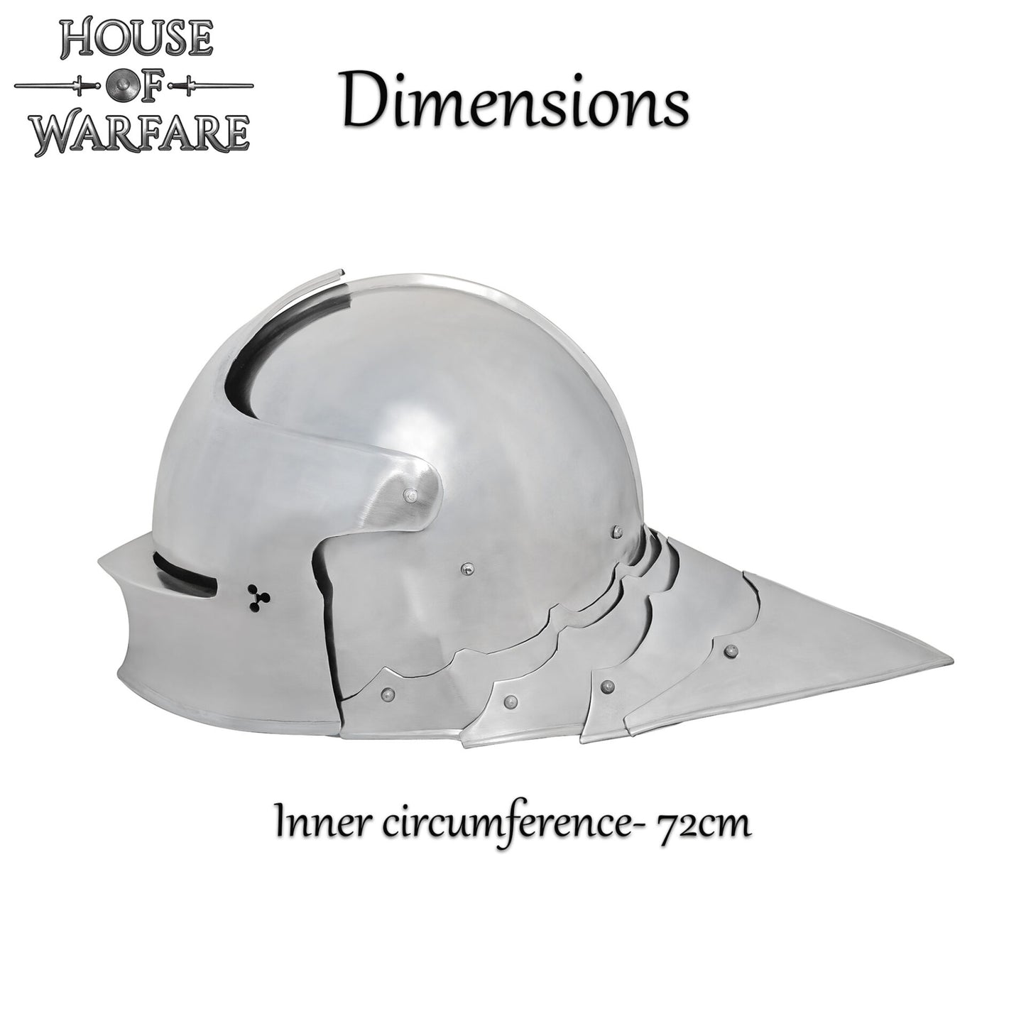 Casco Medieval Alemán Sallet - Imagen 3