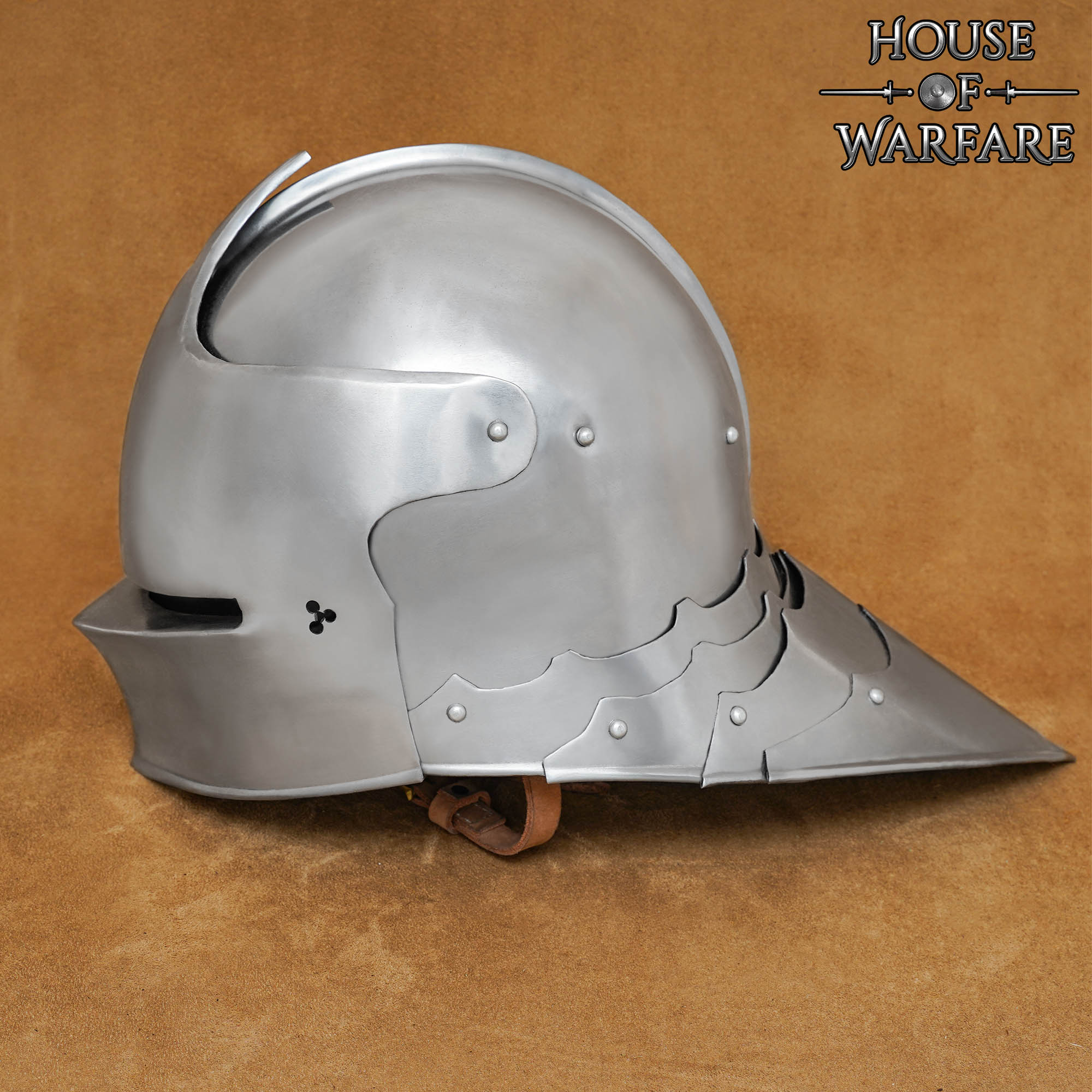 Casco Medieval Alemán Sallet - Imagen 1