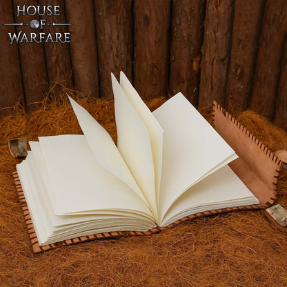 Diario Medieval de Cuero - Diario de Cuero Auténtico Hecho a Mano - Imagen 7