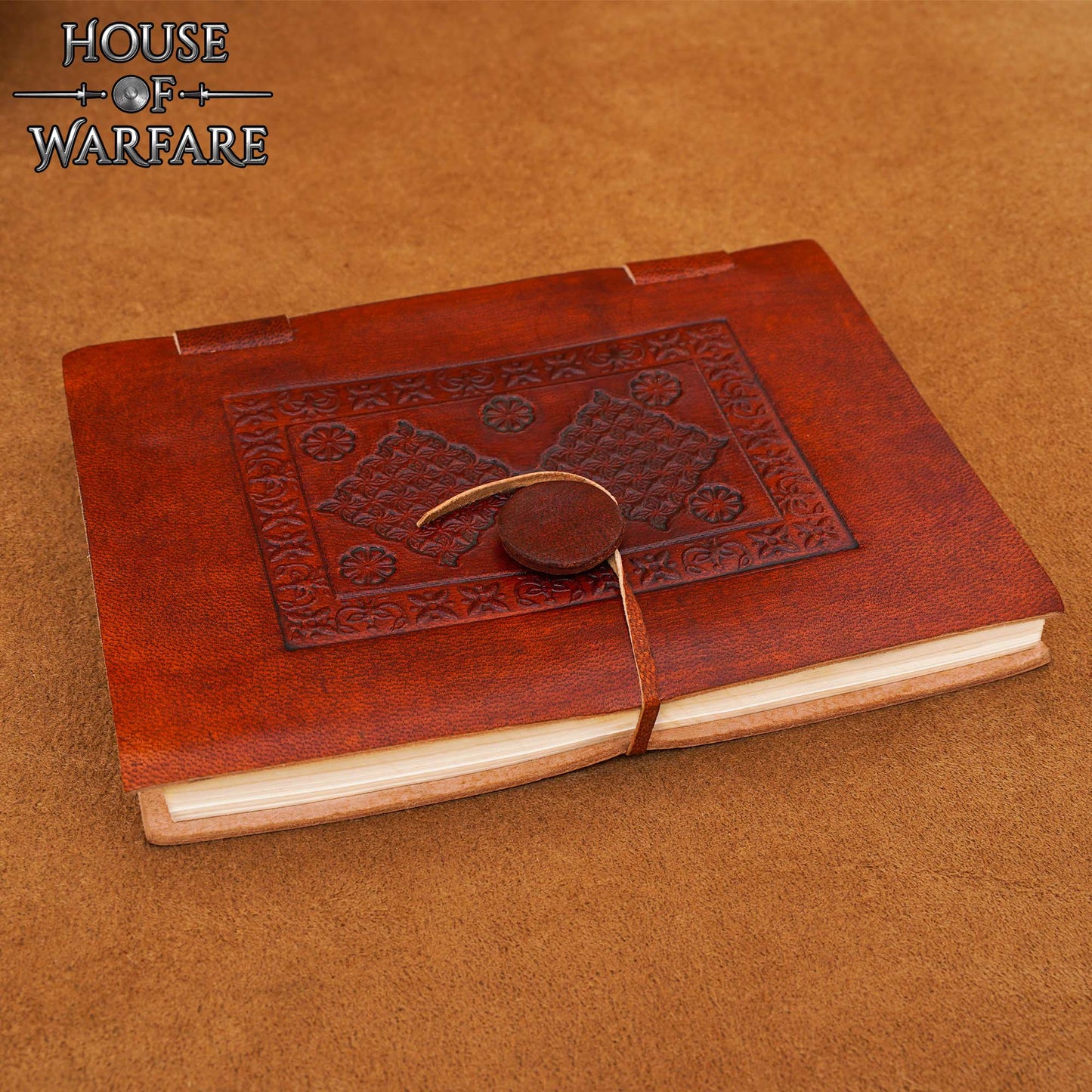Diario Medieval de Cuero - Diario de Cuero Auténtico Hecho a Mano - Imagen 5