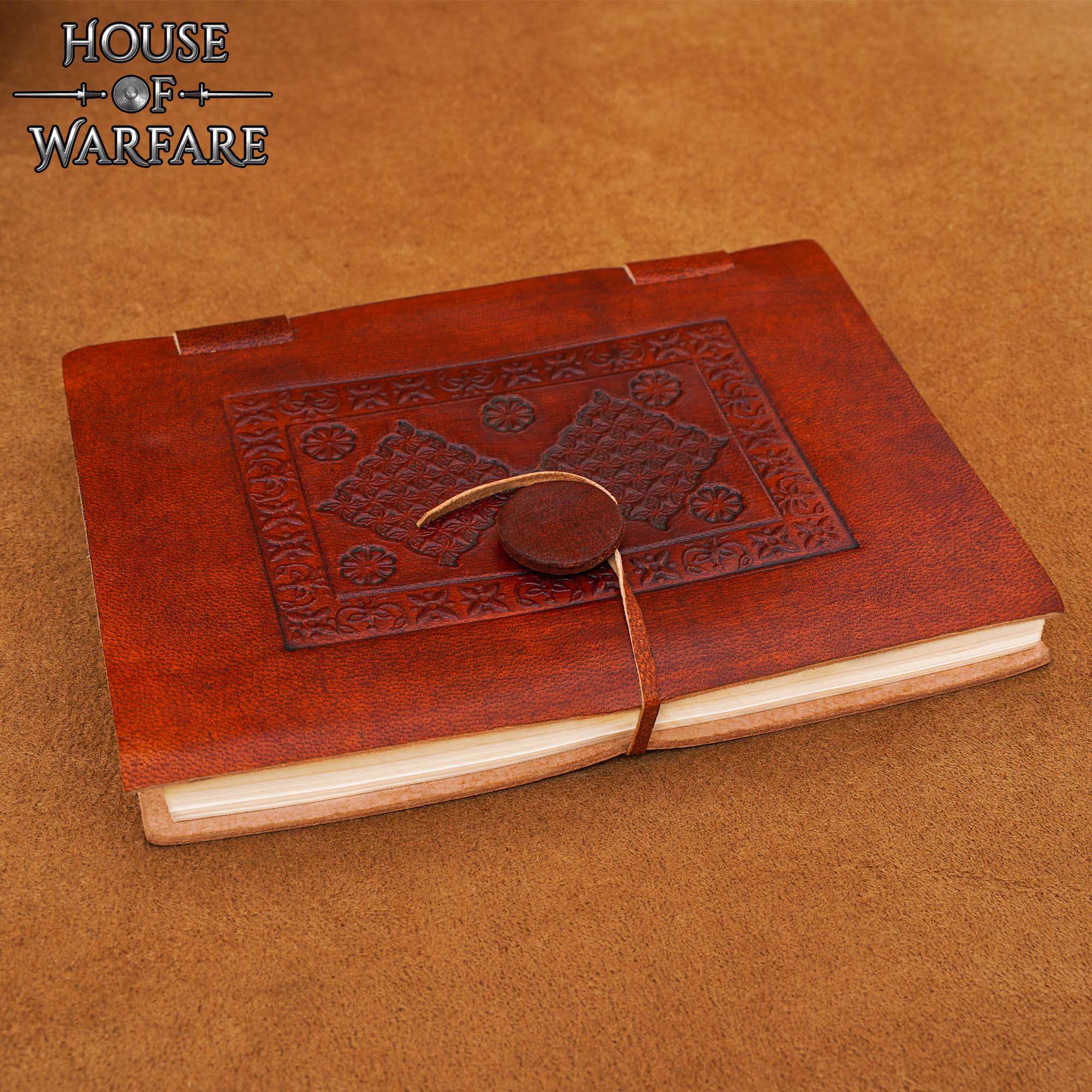 Diario Medieval de Cuero - Diario de Cuero Auténtico Hecho a Mano - Imagen 5