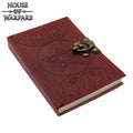 The Pentagram Leather Journal Agenda de Piel Auténtica - Imagen 1
