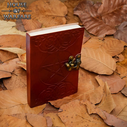 The Pentagram Leather Journal Agenda de Piel Auténtica - Imagen 17
