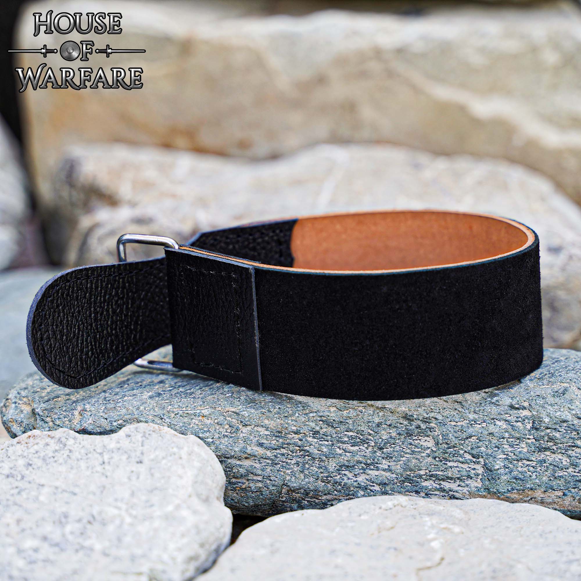 Afilador de Navajas de Cuero Auténtico de Primera Calidad con Lazo Metálico - Correa de Afilar de Cuero Negro para Cuchillos y Navajas - Imagen 15