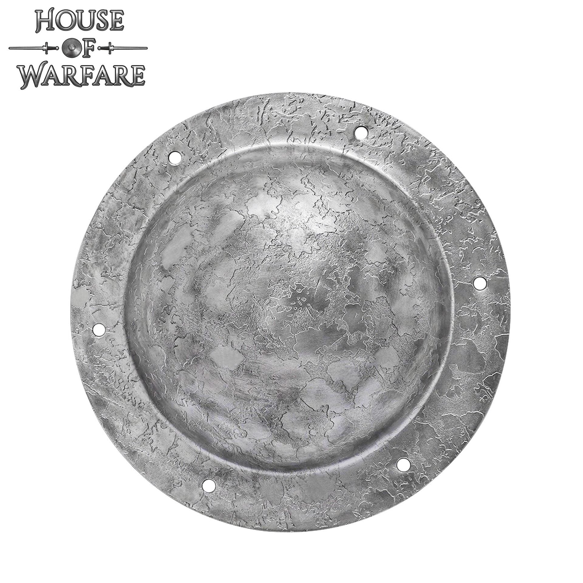 Escudo Medieval de Acero Texturado Boss Umbo - Imagen 7