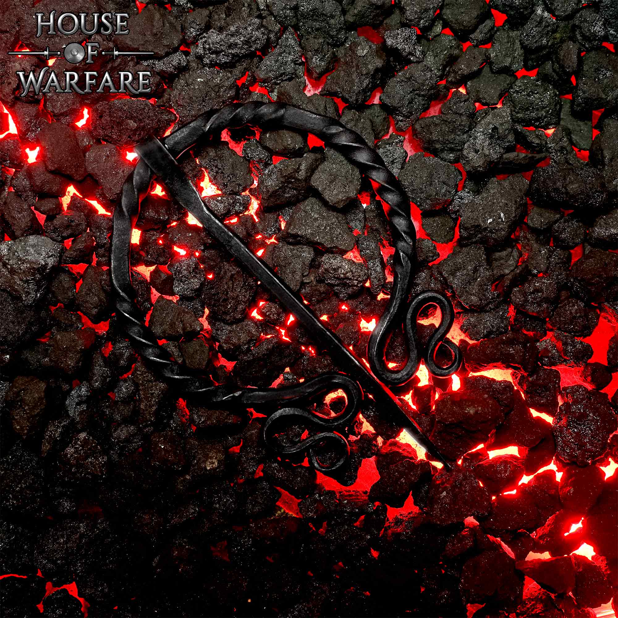 Alfiler de Capa / Peroné de Arquero Élfico Histórico Forjado a Mano - Imagen 7