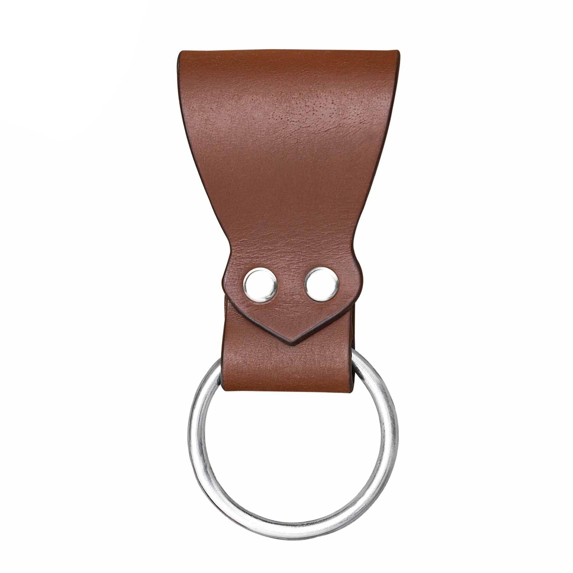 Rana Medieval de Cuero para Hacha con Anilla de Acero - Cinturón Marrón para Hachas y Herramientas - Imagen 10