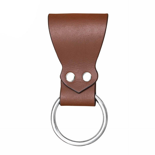 Rana Medieval de Cuero para Hacha con Anilla de Acero - Cinturón Marrón para Hachas y Herramientas - Imagen 10