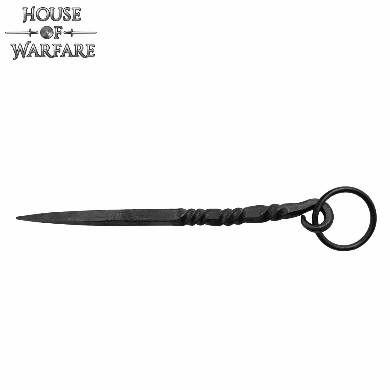 Pica Medieval de Hierro Negro Forjada a Mano - 7 Pulgadas Vikingo Herramienta de Comedor - Imagen 11