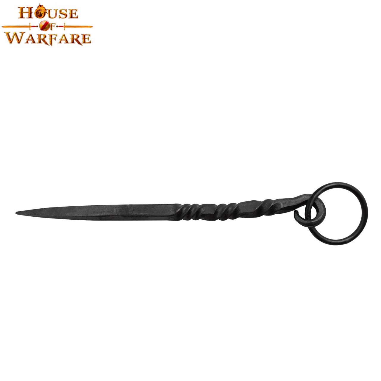 Pica Medieval de Hierro Negro Forjada a Mano - 7 Pulgadas Vikingo Herramienta de Comedor - Imagen 16