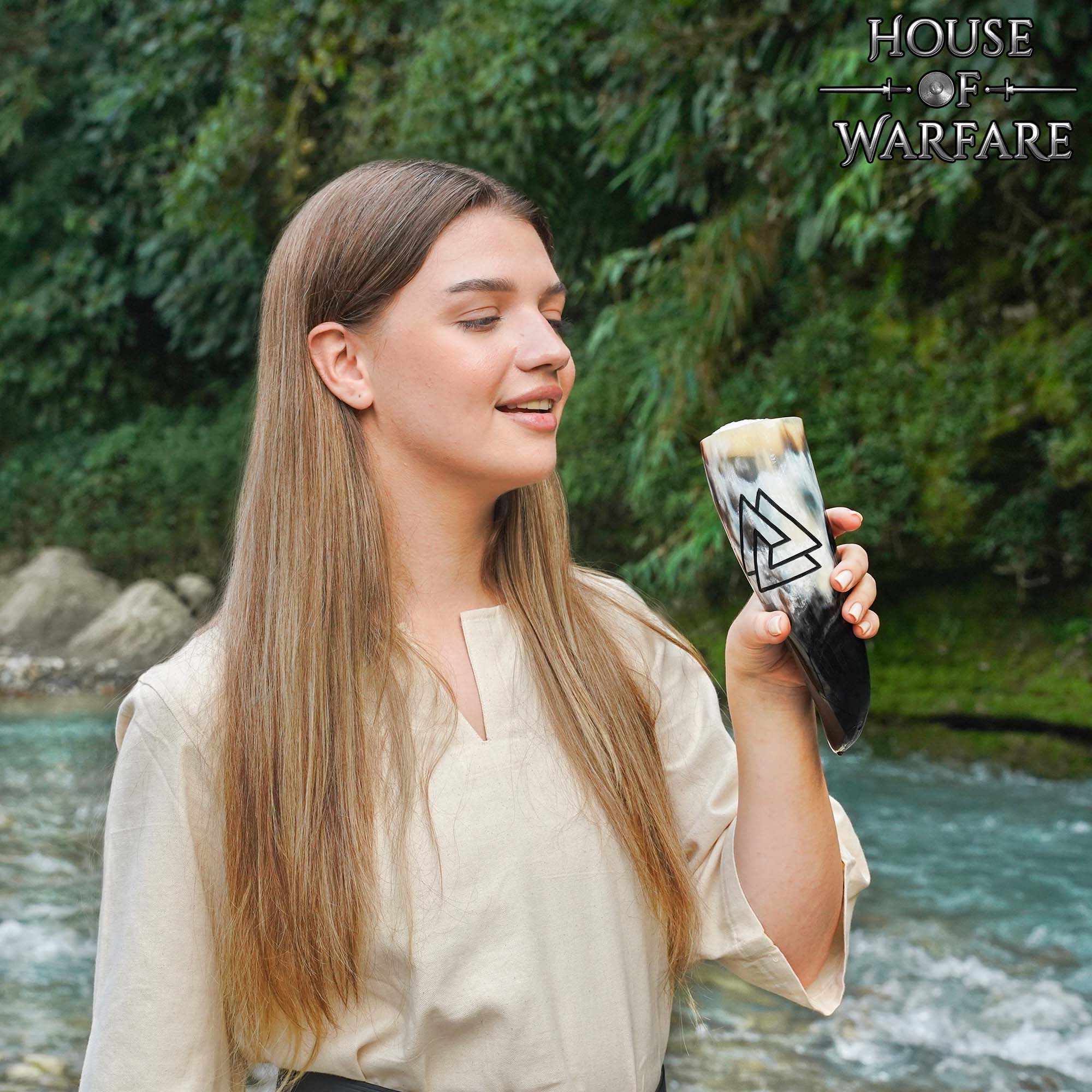 Viking Valknut 300 Ml Cuerno para Beber Original - Imagen 4