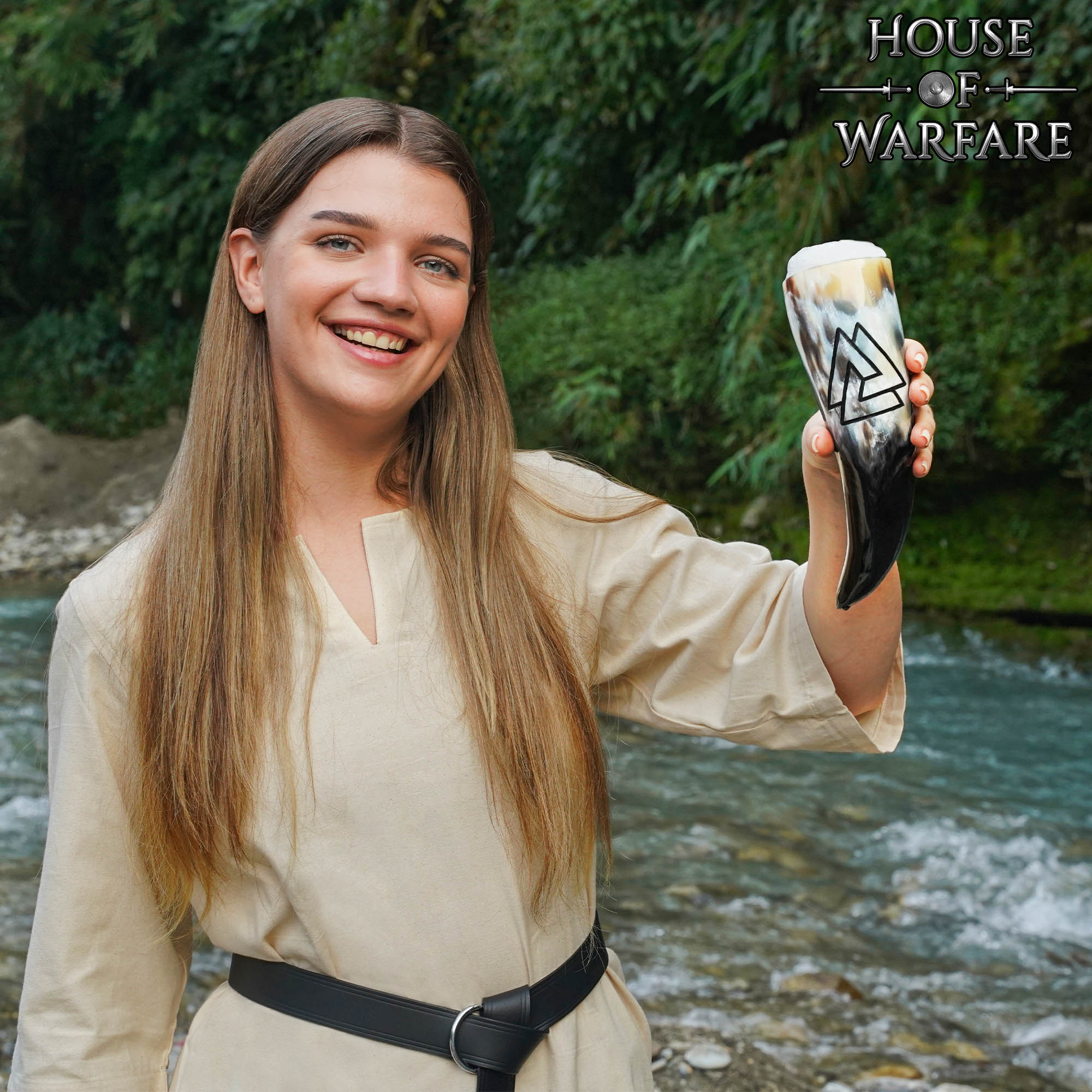 Viking Valknut 300 Ml Cuerno para Beber Original - Imagen 6