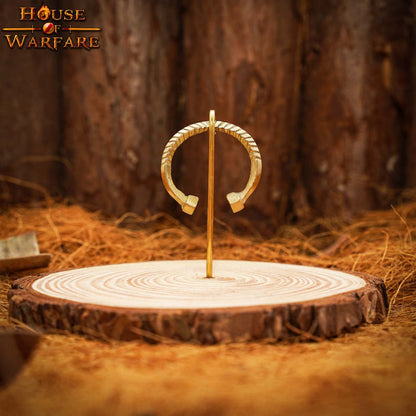Fíbula Penannular Medieval de Latón - Alfiler Pequeño de Capa para Broche de Traje Histórico y Vikingo - Imagen 23