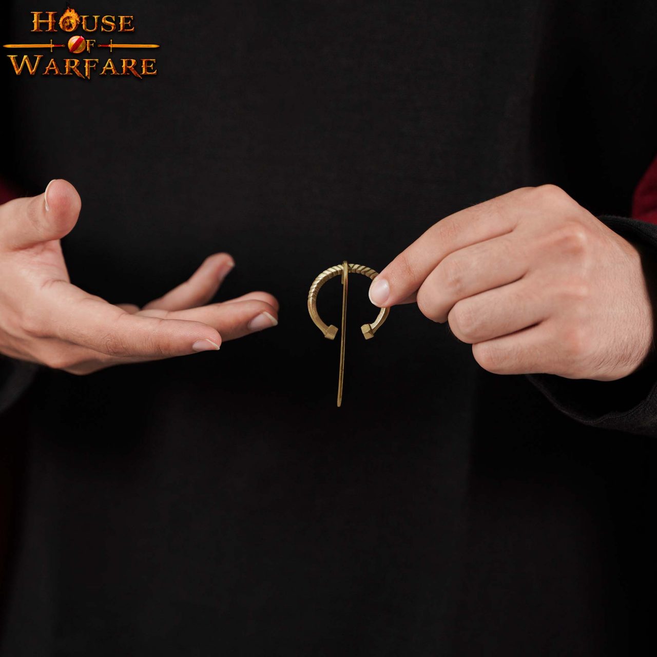 Fíbula Penannular Medieval de Latón - Alfiler Pequeño de Capa para Broche de Traje Histórico y Vikingo - Imagen 26