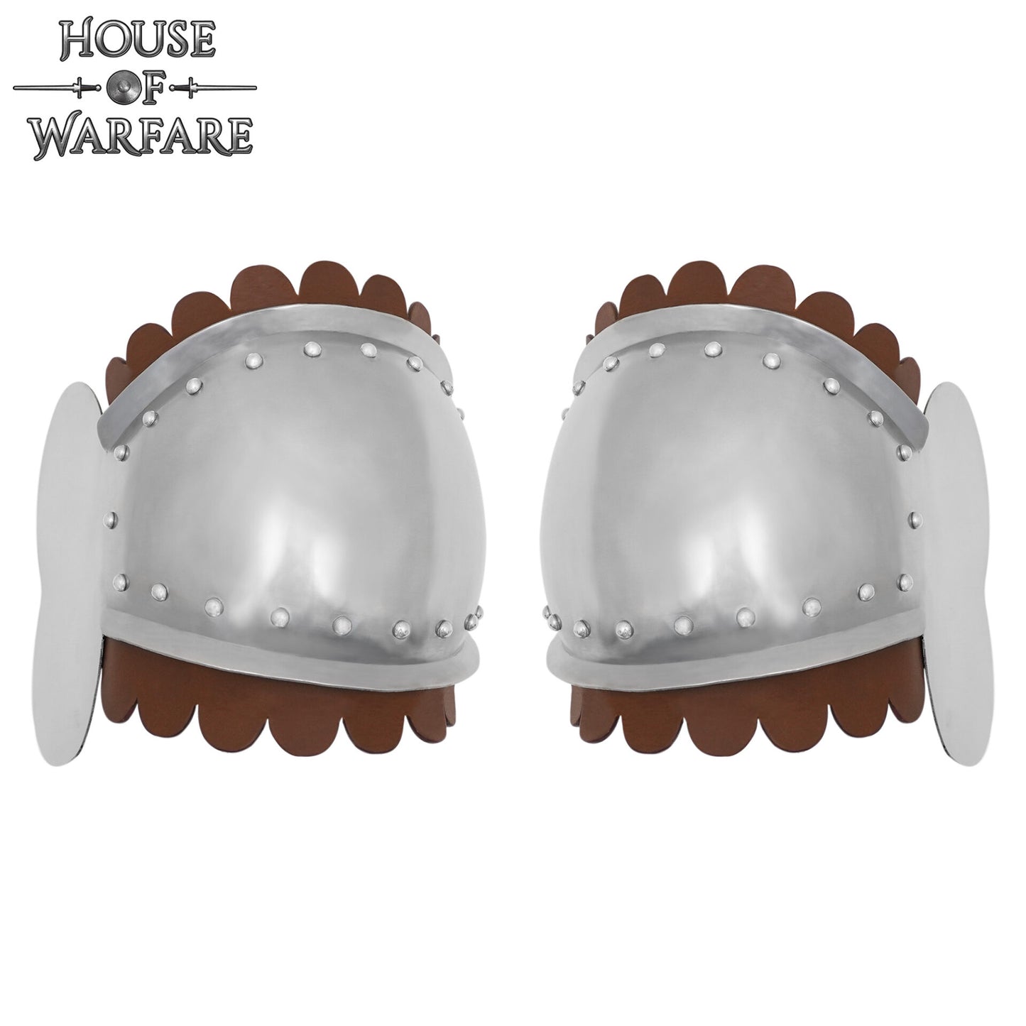 Juego de Rodilleras Medievales de Acero Dulce - Imagen 2