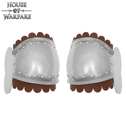 Juego de Rodilleras Medievales de Acero Dulce - Imagen 2