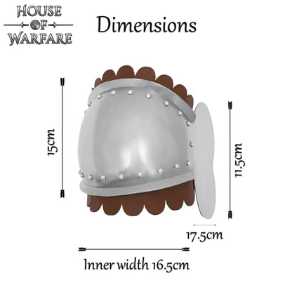 Juego de Rodilleras Medievales de Acero Dulce - Imagen 3
