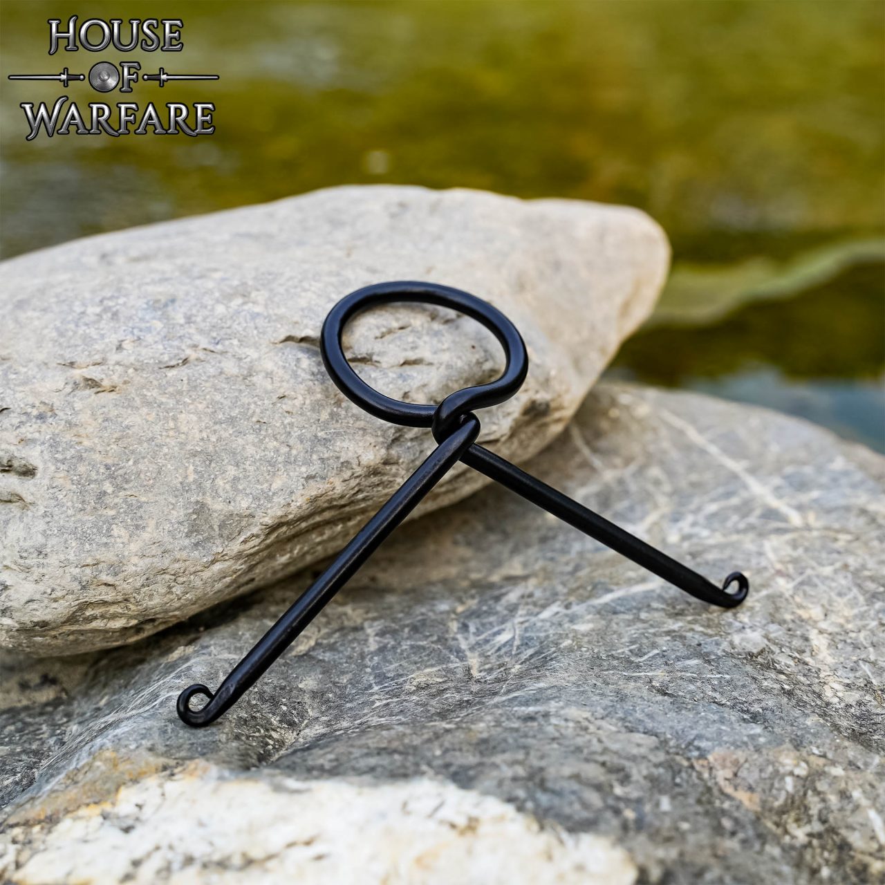 Soporte para Cuerno de Hierro Forjado a Mano - Expositor Medieval para Fiestas Vikingas y Medievales - Imagen 14
