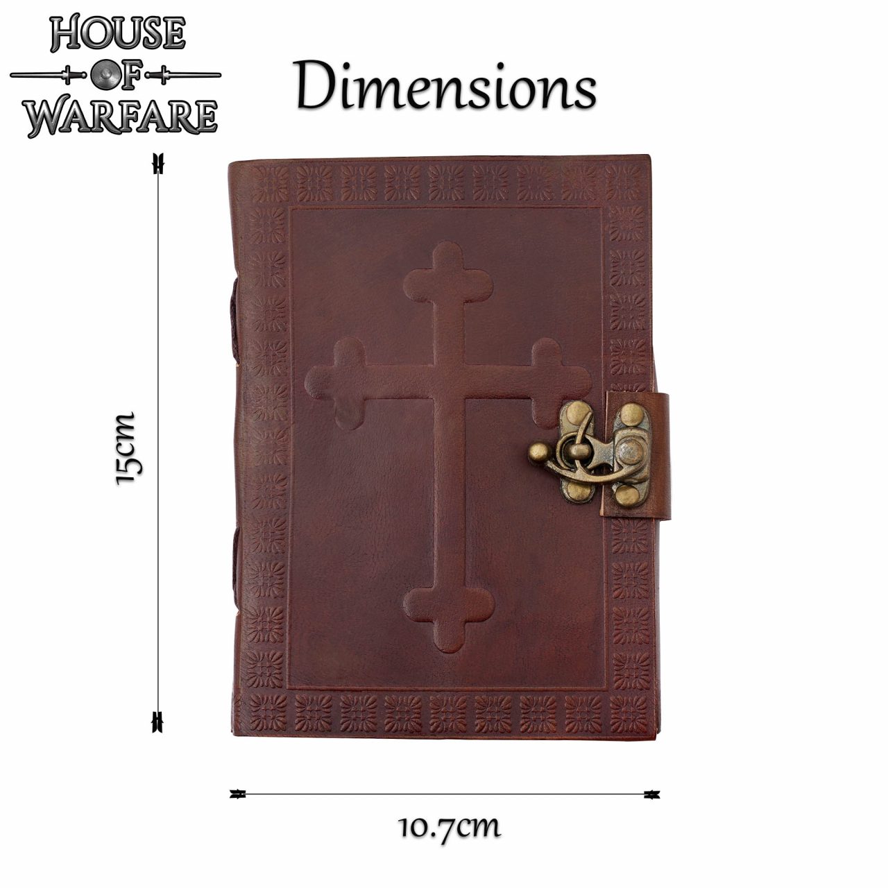 Diario de Cuero con Cruz Celta Diario de Cuero Auténtico - Imagen 4