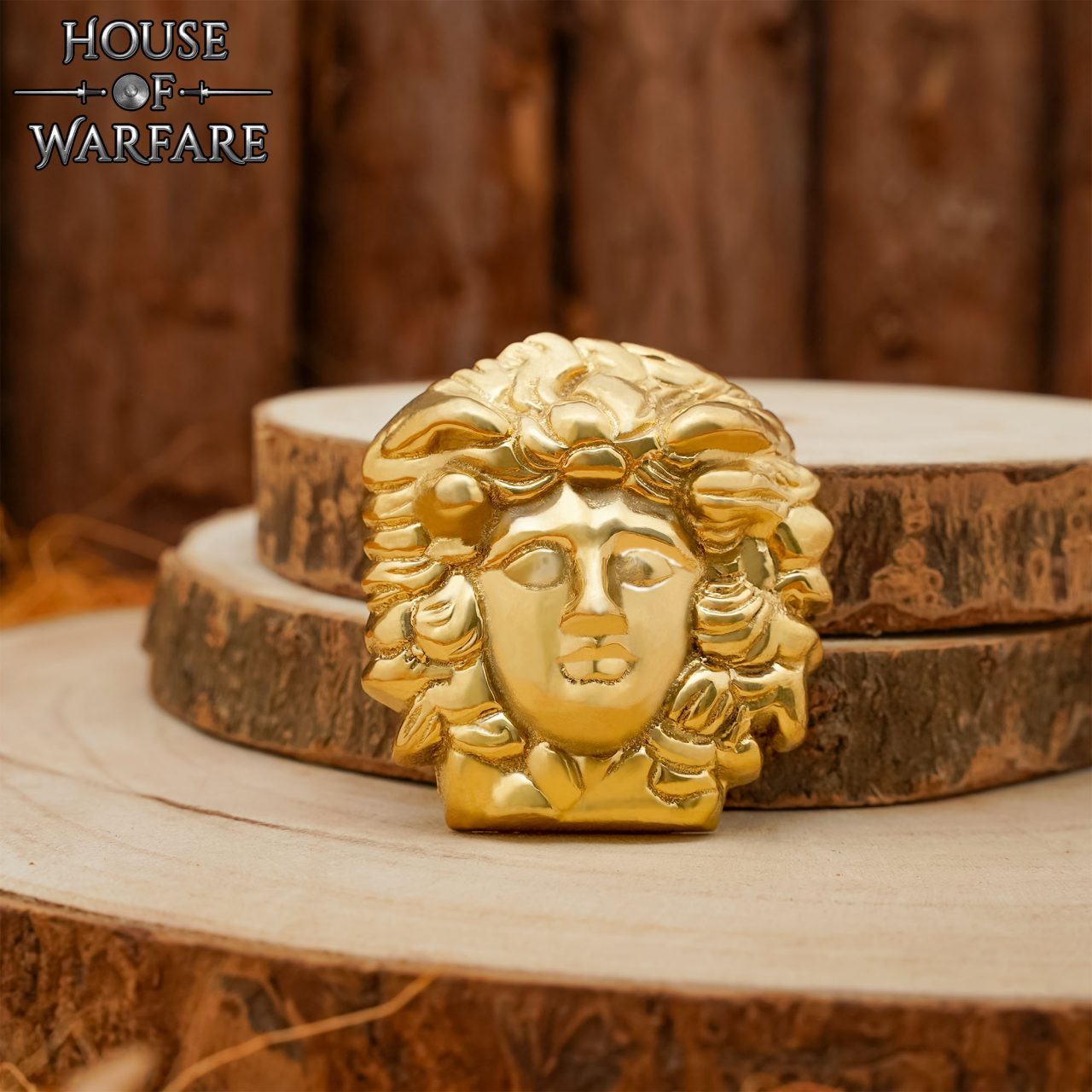 Adorno de Medusa de Latón de la Antigua Grecia - Decoración de Armadura Mitológica para Cuero, Tela, Larp y Disfraces - Imagen 8