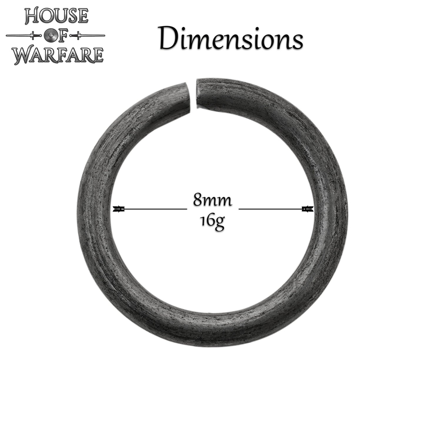 Anillos Sueltos de Alambre de Alta Resistencia a la Tracción - Anillo Conificado de 9 Mm - Calibre 16, Acero Inoxidable, Acabado Natural - 1000 Unidades - Ideal para Bricolaje y Reparaciones de Cota de Malla - Imagen 3