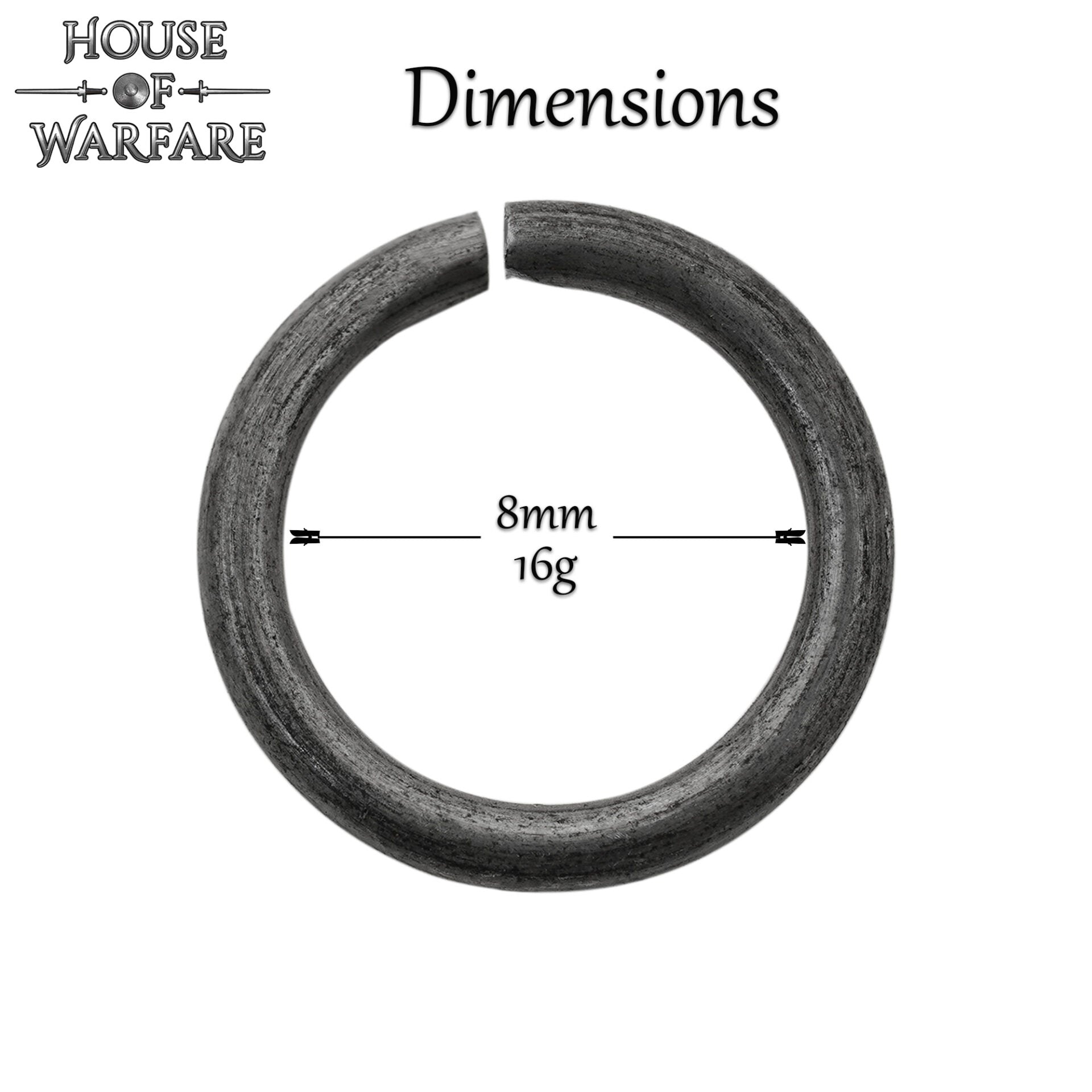 Anillos Sueltos de Alambre de Alta Resistencia a la Tracción - Anillo Conificado de 9 Mm - Calibre 16, Acero Inoxidable, Acabado Natural - 1000 Unidades - Ideal para Bricolaje y Reparaciones de Cota de Malla - Imagen 3