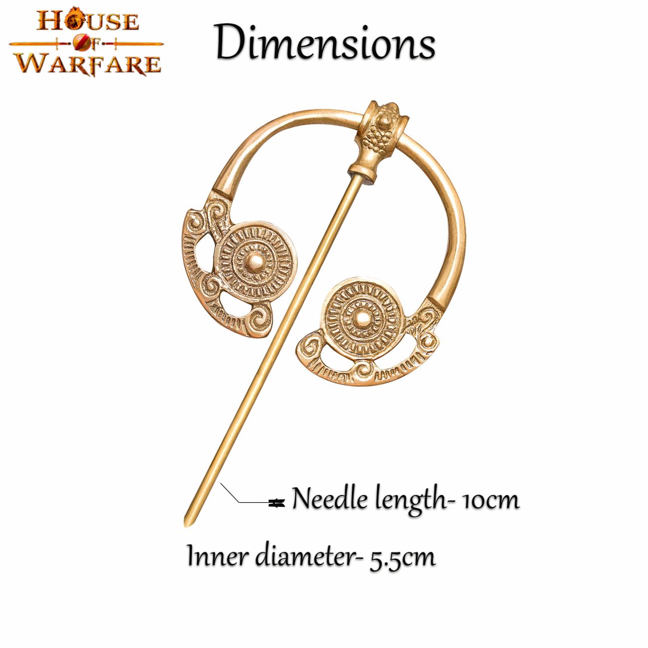 Alfiler de Capa Romano de Latón del Siglo I-ii Broche para Prendas Históricas - Imagen 15