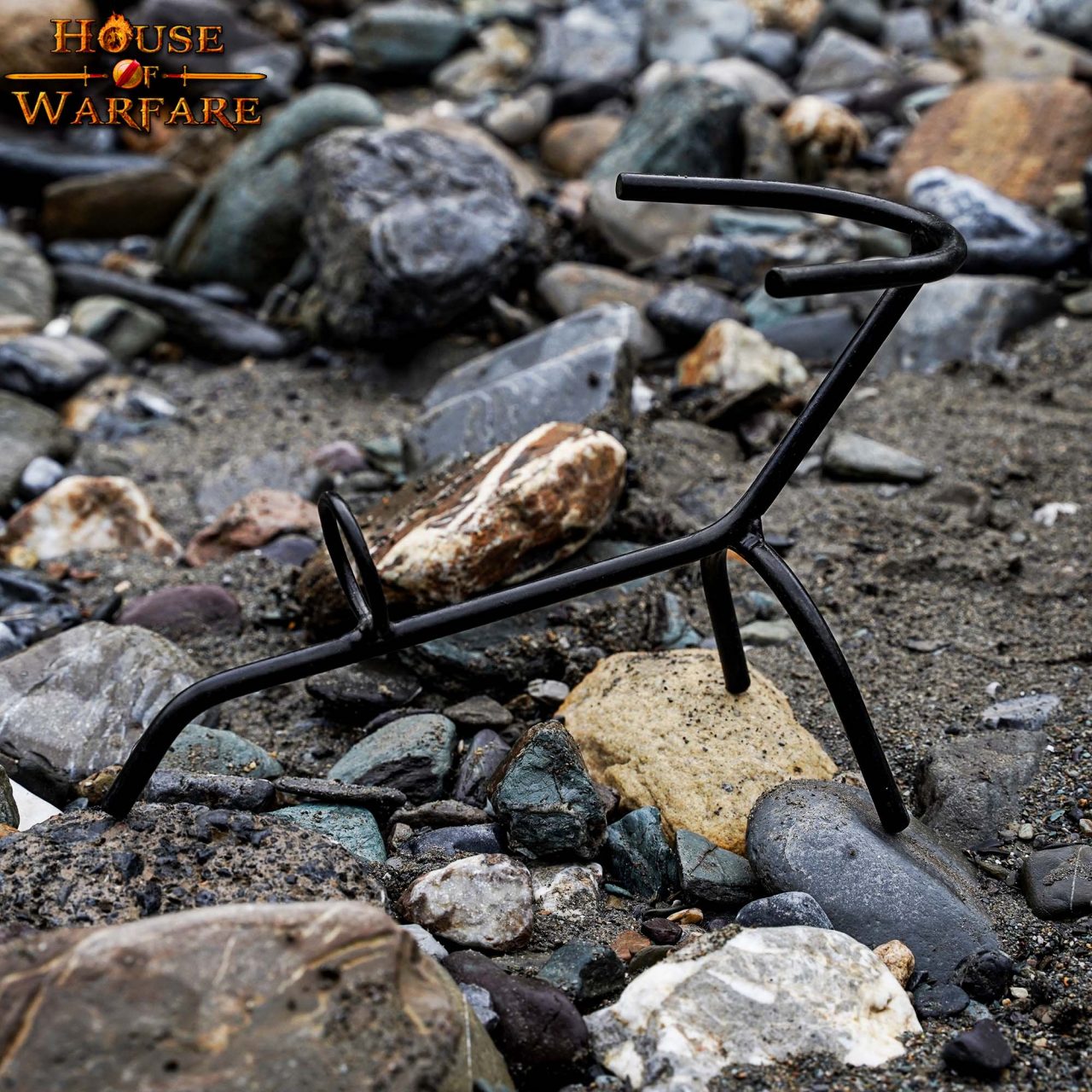 Pie de Cuerno para Beber de Hierro Forjado a Mano con Acabado Al Aceite - Imagen 17