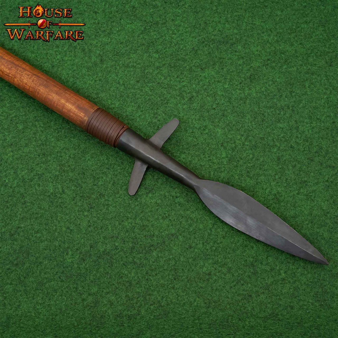 Punta de Lanza Medieval Alada Forjada a Mano - Imagen 7