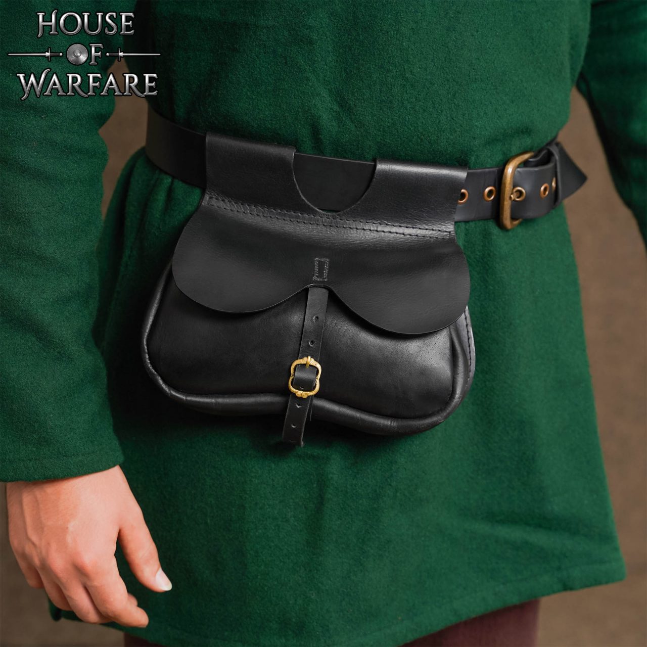 Riñonera Medieval Tardía de Cuero Auténtico - Imagen 9