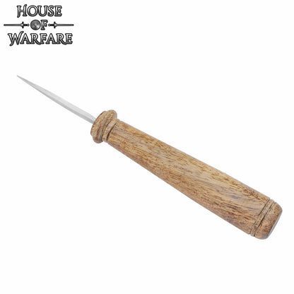 Lezna de Cuero - Mango de Madera Pulida - Herramienta de Costura Tradicional - Imagen 10