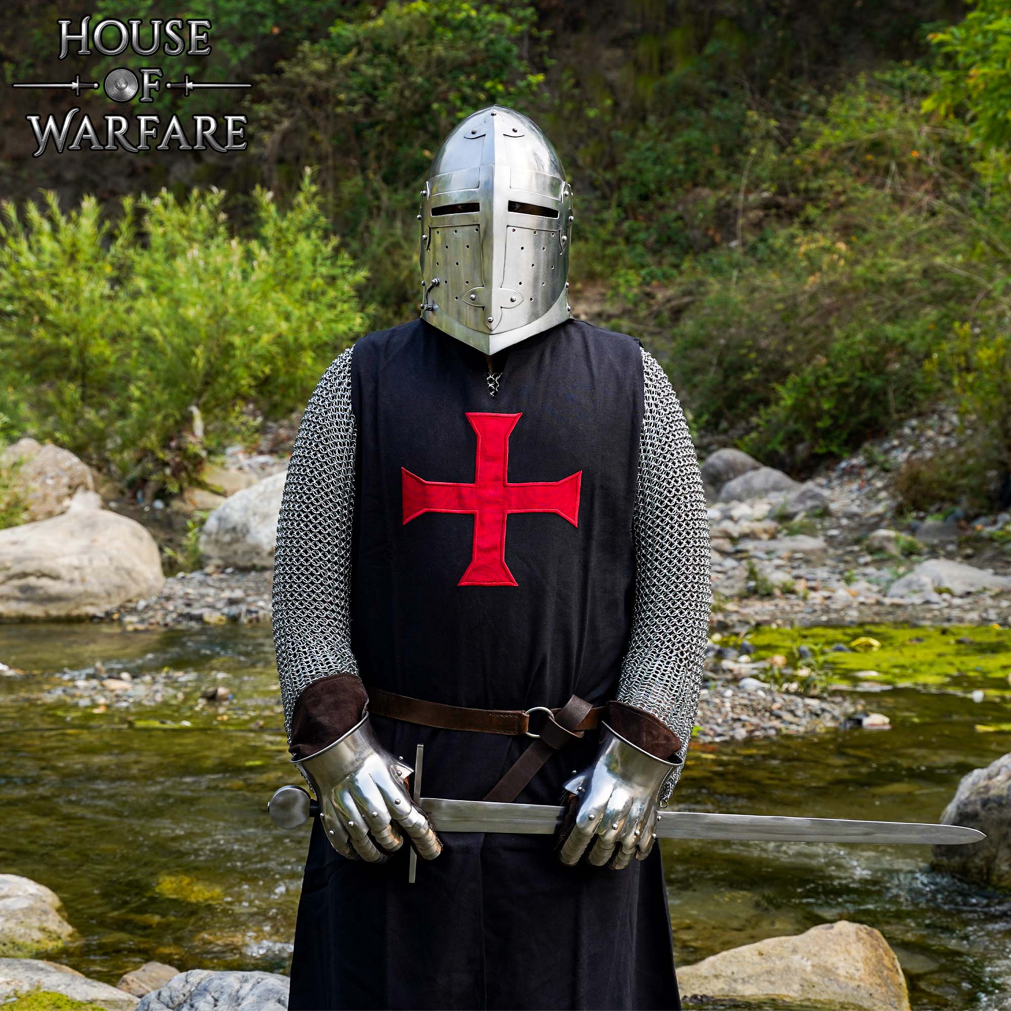 Casco Medieval de Caballero Bascinet del Siglo Xiv Calibre 16 - Imagen 2