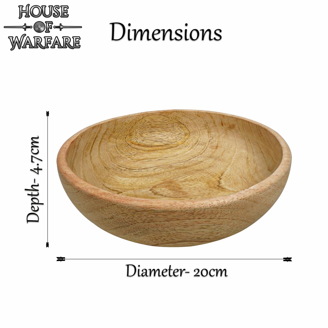 Cuenco Grande de Madera Hecho a Mano - Imagen 4