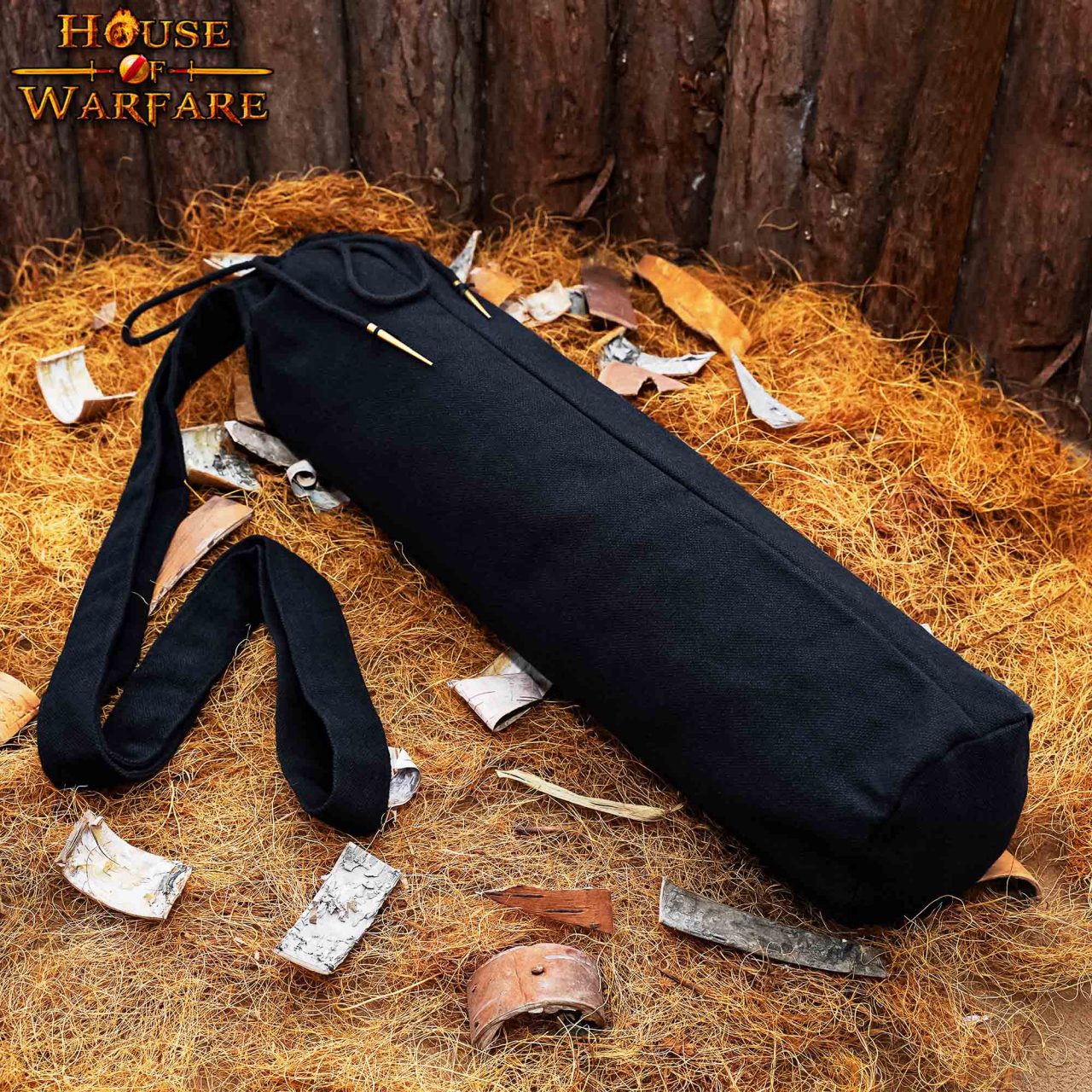 Funda de Lona Portátil con Cordón para Botellas Negro | Funda Duradera para Botellas - Imagen 17