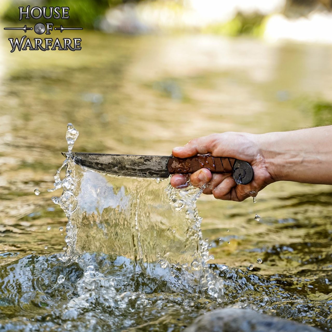 Cuchillo de Caza Medieval Forjado a Mano - Imagen 4