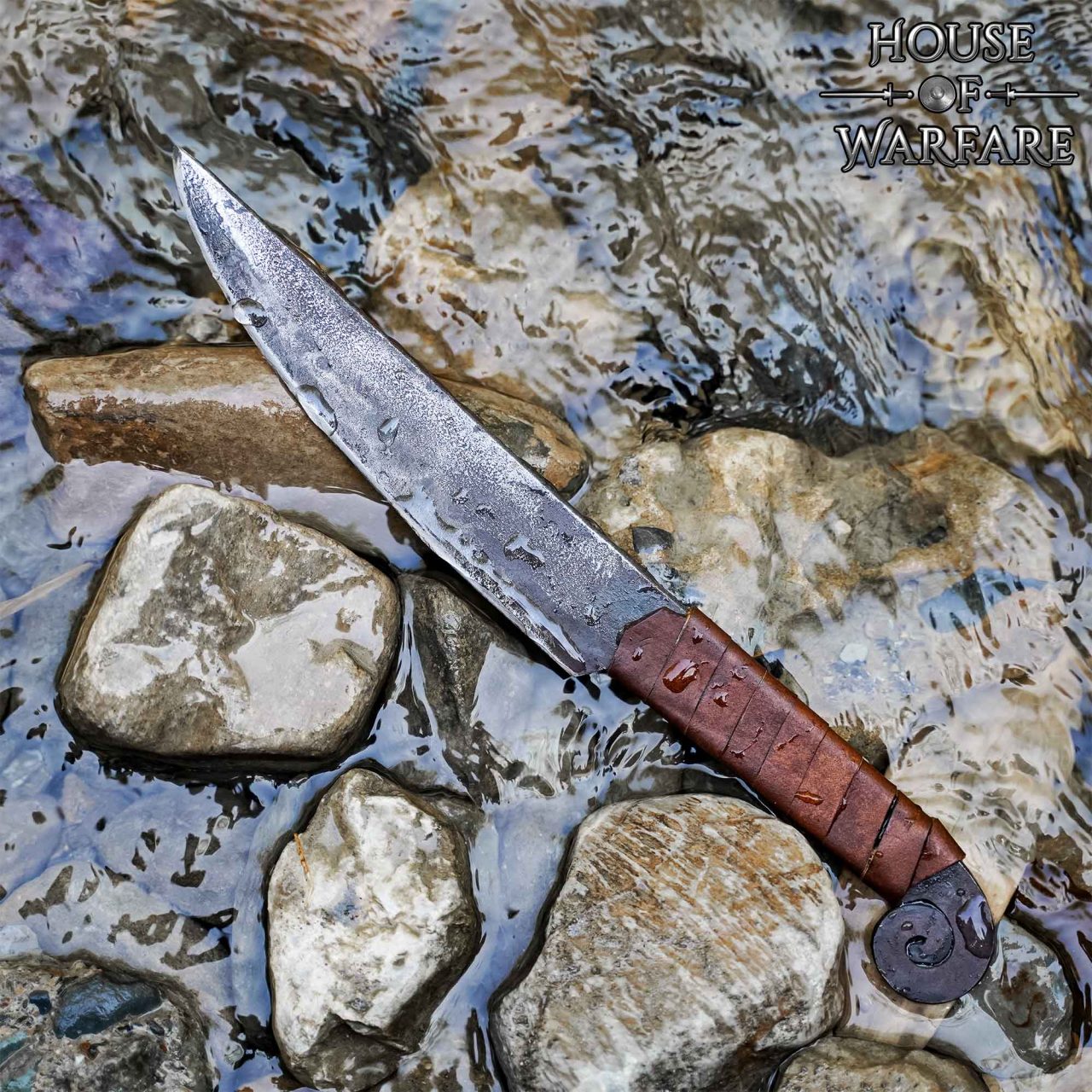 Cuchillo de Caza Medieval Forjado a Mano - Imagen 9