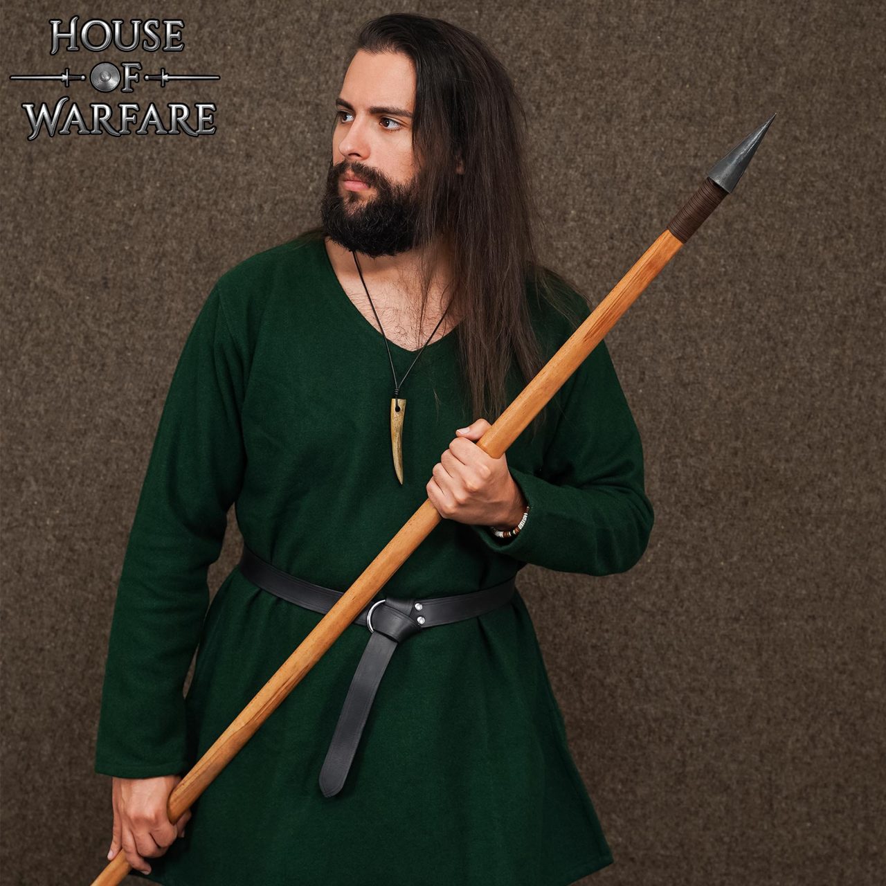 Punta de Lanza Forjada a Mano - Virola Romana para Cañas de Madera - Imagen 9