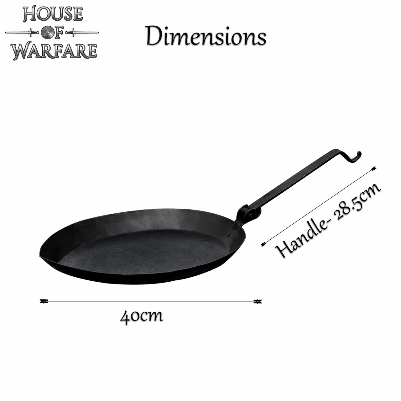 Sartén de Camping Plegable Forjada a Mano - Imagen 3