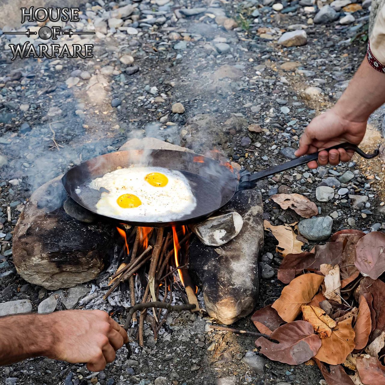 Sartén de Camping Plegable Forjada a Mano - Imagen 2