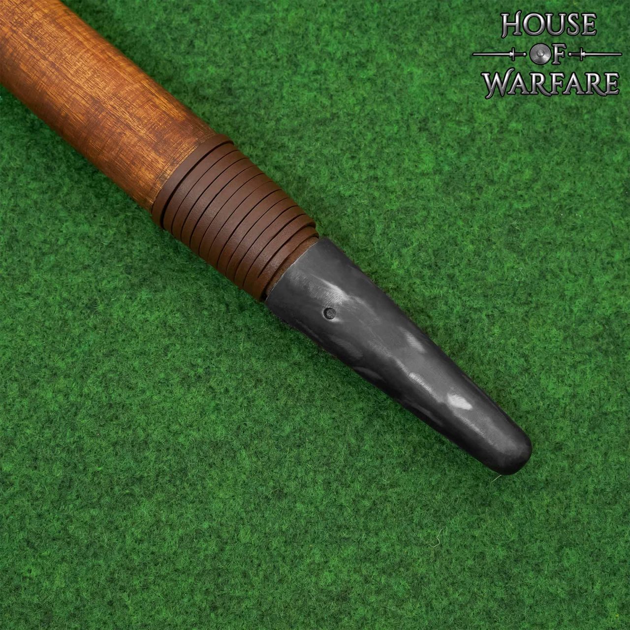 Caperuza Roma Forjada a Mano 10 Cm - Caperuza de Punta de Asta de Lanza - Accesorio para Arma de Asta de Recreación Medieval - Diámetro 3,3 Cm - Imagen 1