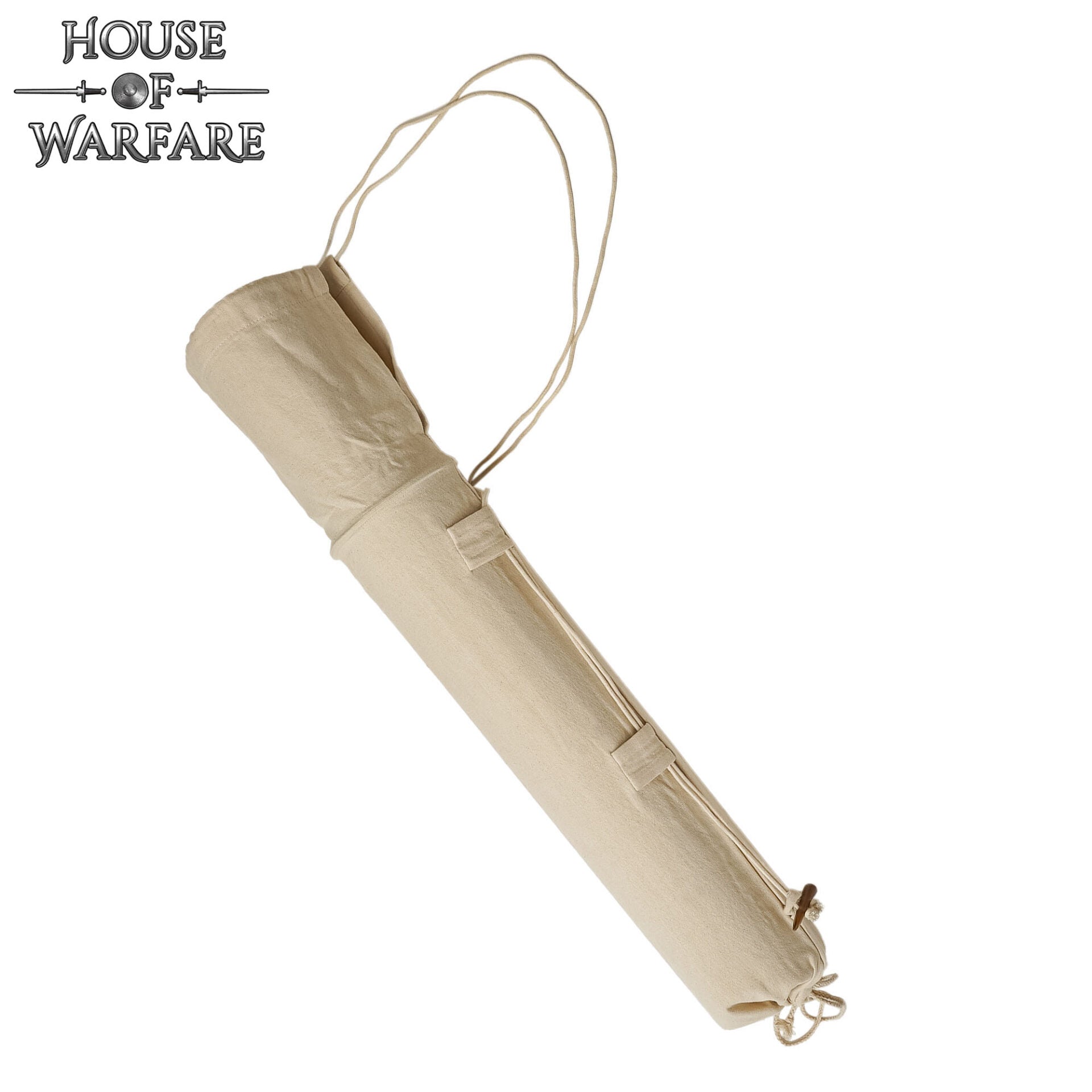 Carcaj Lienzo Campesino Crudo | Porta Flechas Tiro con Arco Histórico - Imagen 8