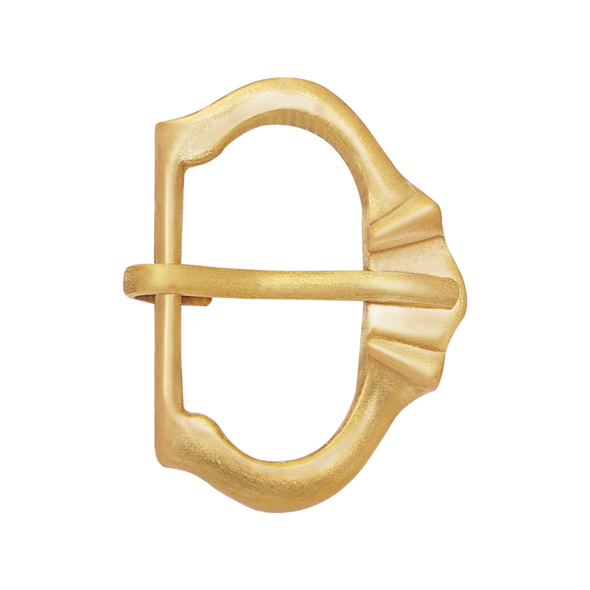 Hebilla Medieval Pequeña de Latón - Imagen 1