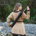Carcaj Trasero Medieval de Cuero - Equipo de Tiro con Arco Hecho a Mano - Imagen 1