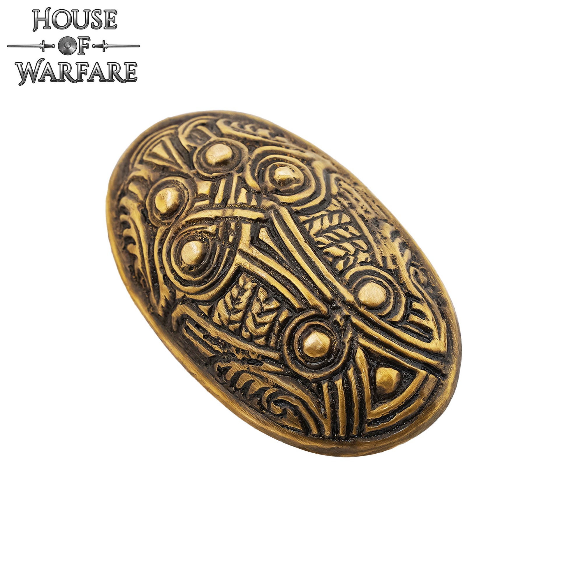 Broche de Latón Macizo Viking Hedeby - Imagen 1