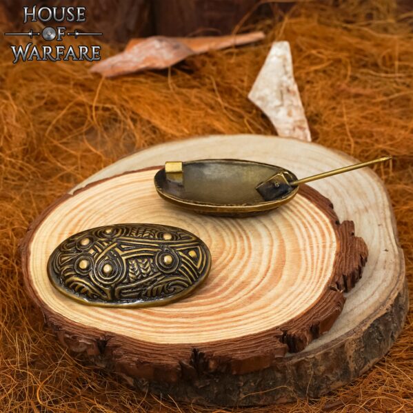 Broche de Latón Macizo Viking Hedeby - Imagen 5
