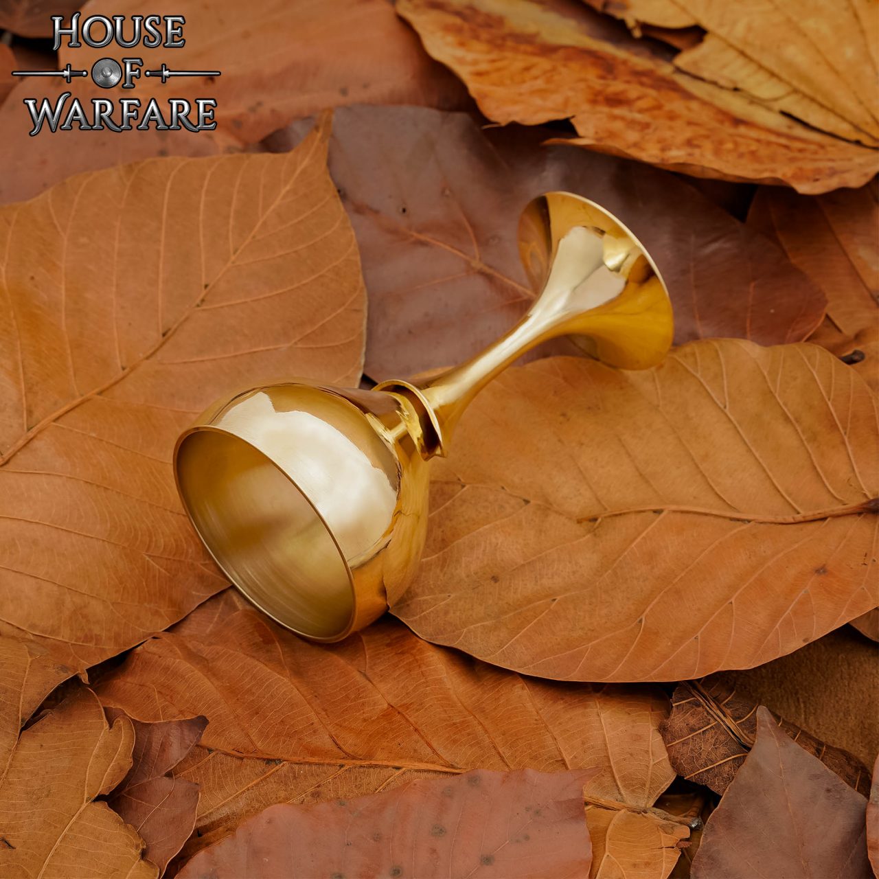 Pequeño Cáliz / Copa Principesca de Latón Macizo - Imagen 7