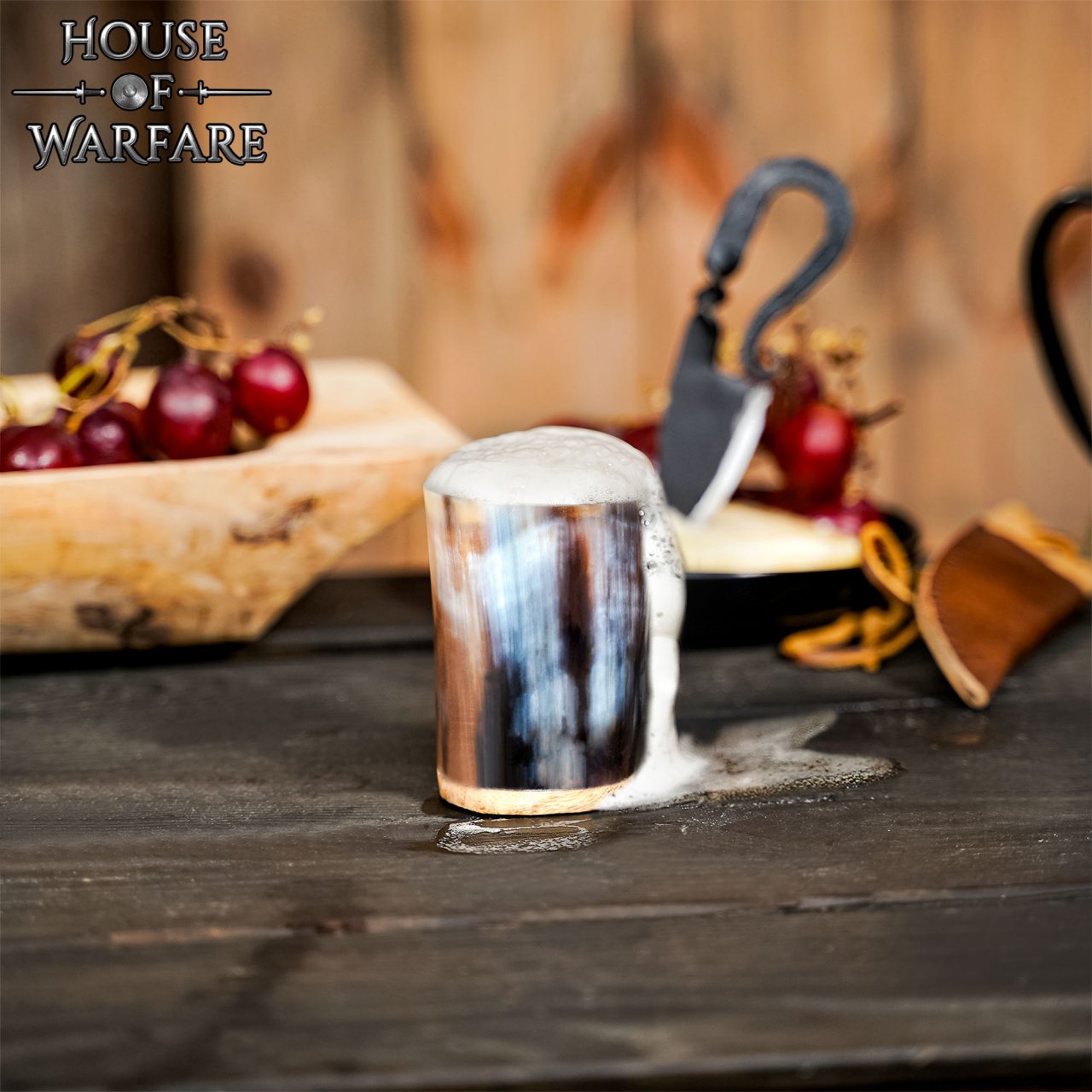 Vaso de Chupito de Cuerno Hecho a Mano Vajilla de Cuerno Auténtico - Imagen 2