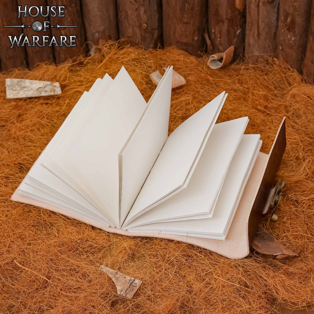 Diario de Cuero Auténtico Hecho a Mano The Mermaid - Imagen 6