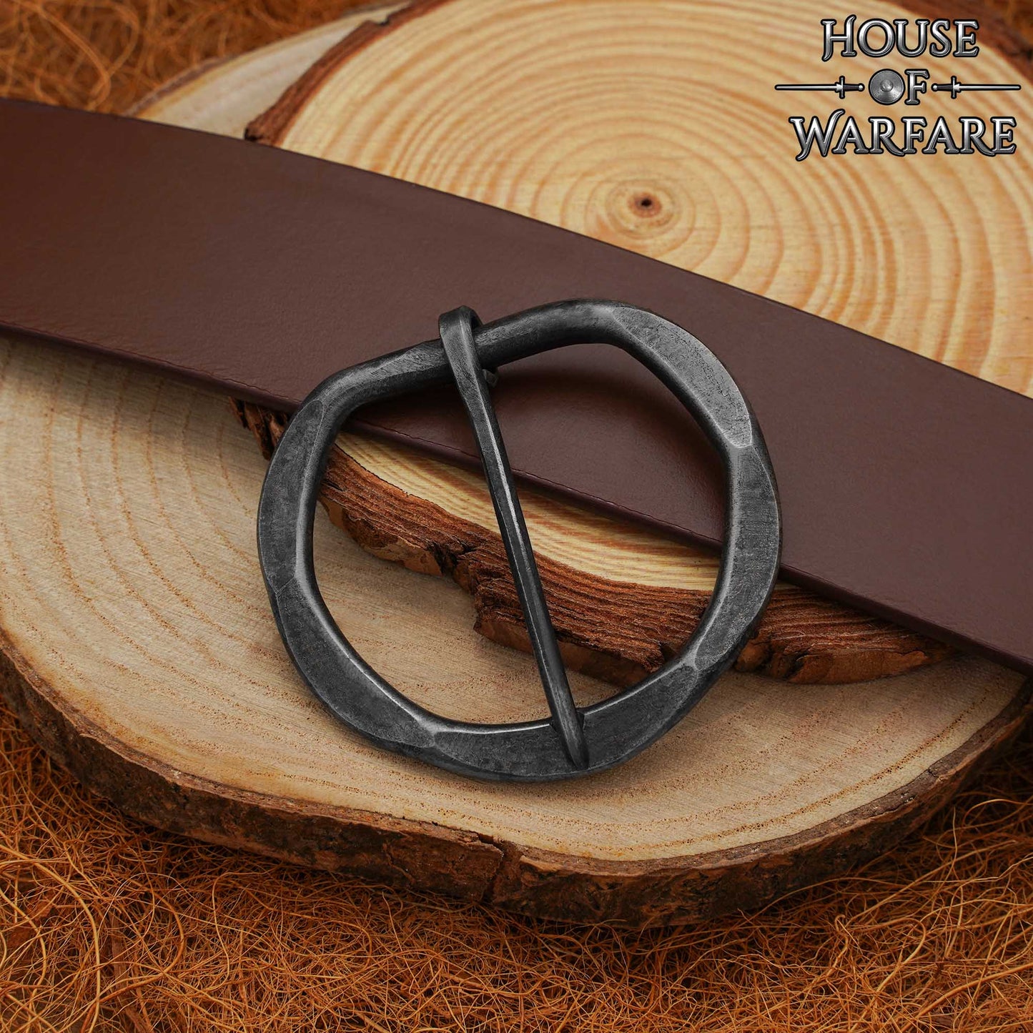 Hebilla Medieval Forjada a Mano para Cinturones Medievales de Fantasía - Imagen 2