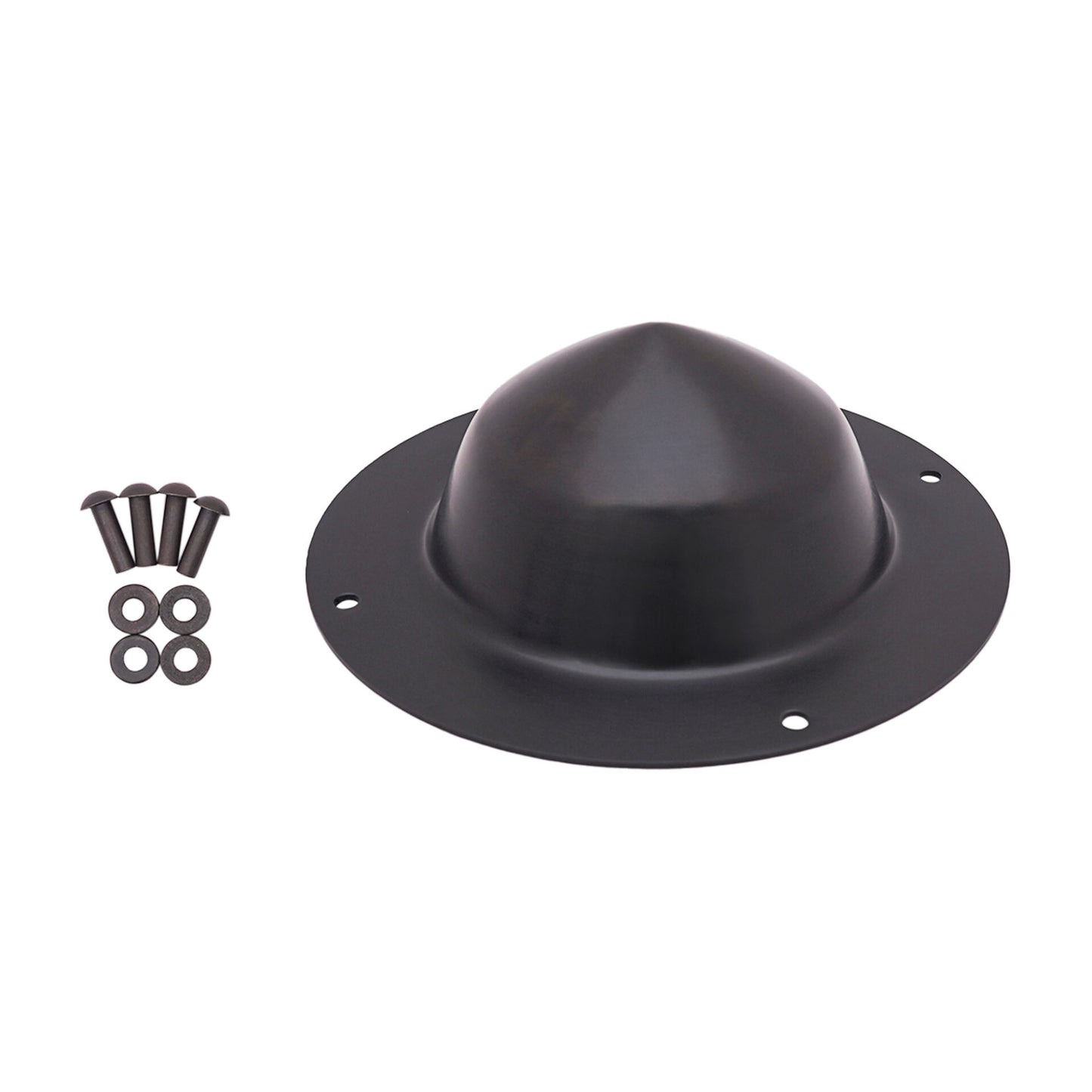 Jefe Escudo Medieval Negro, Acero 1,8 Mm, Listo para la Batalla - Imagen 1
